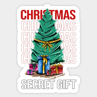 Christmas Secret Gift Sticker